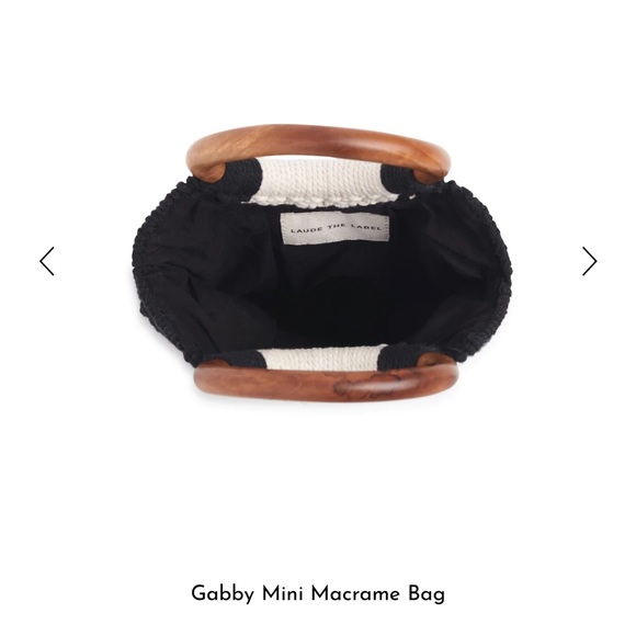 LAUDE THE LABEL Gabby Mini Macrame Bag - Picture 4 of 8